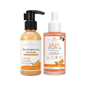 1 EVERKKIND Skin Brightening Facewash & Face Serum Combo