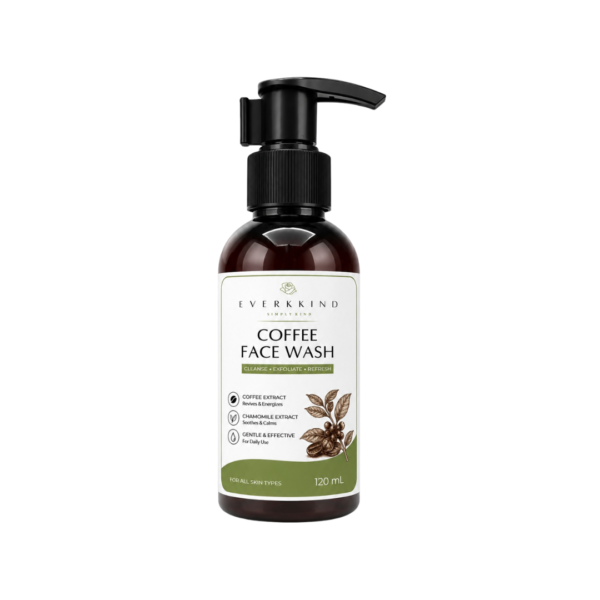 EVERKKIND Coffee Face Wash – 120 ml